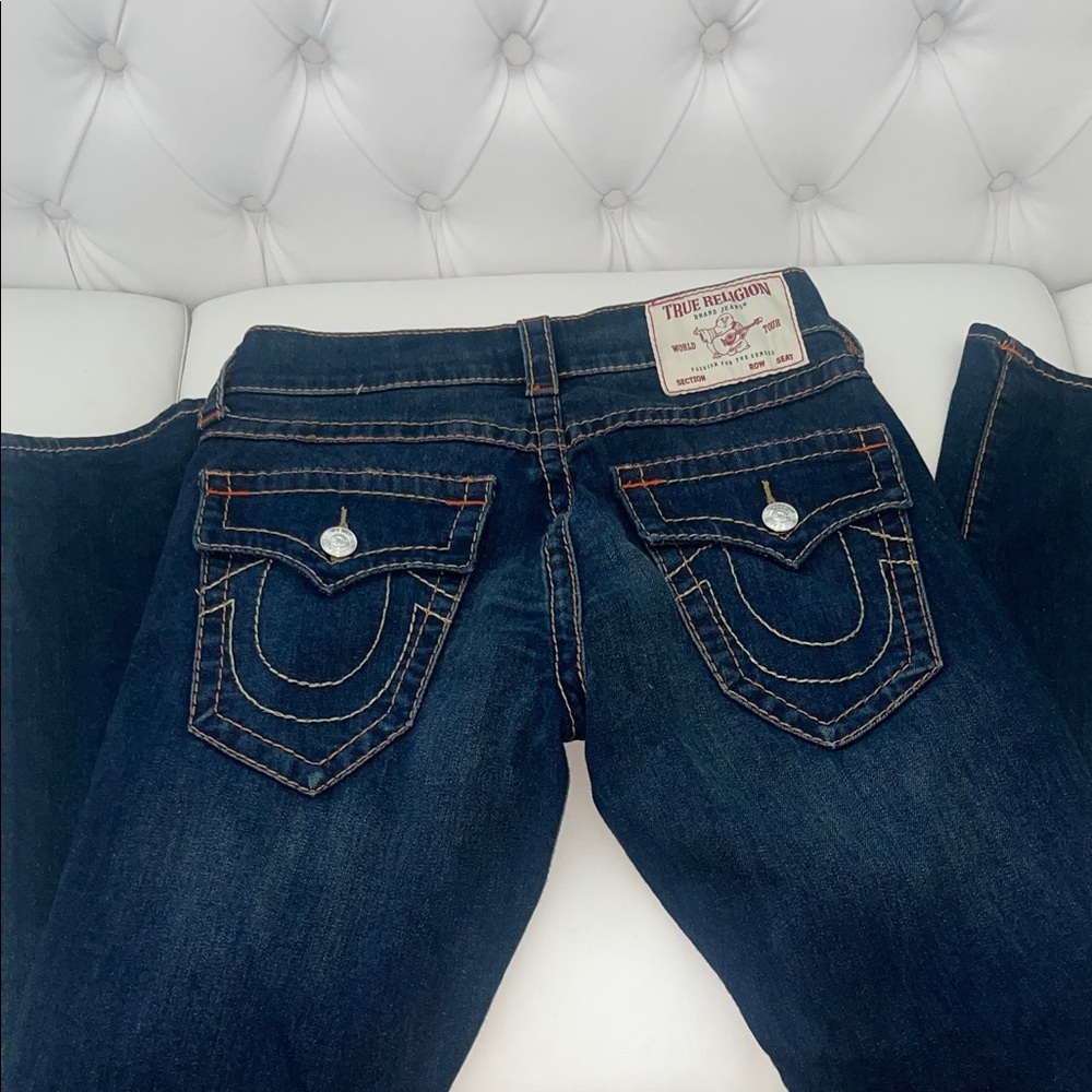 True Religion Dark Blue Boot Cut Jeans